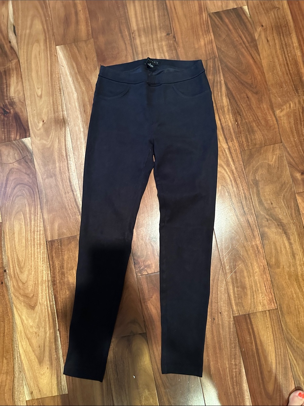 Sanctuary Anthropologie Women's Black Pull-On Skinny Jeans XS velvet